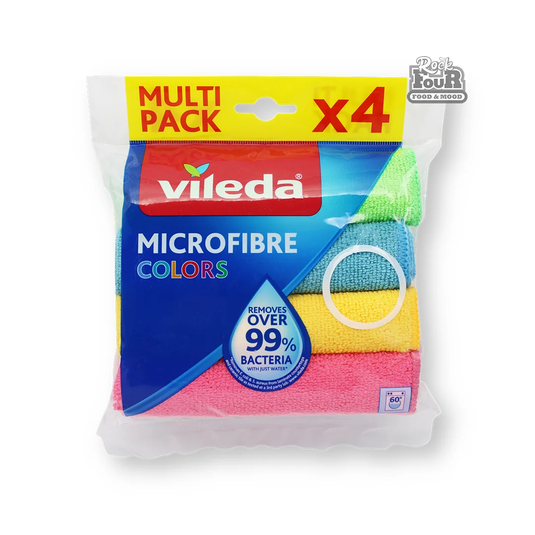 Microfiber cloth colored "Vileda" 4pcs